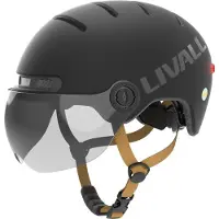 LIVALL stads-/cykelhjälm L23 med skärm, fallsensor, SOS och LED
