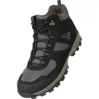 Mountain Warehouse Mens Mcleod Wide Vandringskängor (Jet Black)