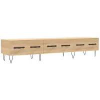 vidaXL Tv-bänk sonoma ek 150x36x30 cm konstruerat trä