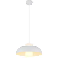 Globo Lighting Hänglampa Lowe, dimbar, Vitt / opal, Vardagsrum / matsal, Metall, Modern, Pendellampa