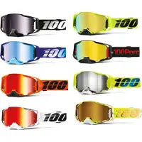 100% Armega Essential Chrome Motocross Glasögon