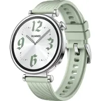 Huawei Watch GT 4 - 41 mm - rostfritt stål - smart klocka med rem - handledsstorlek: 120-190 mm - display 1.32 - NFC, Bluetooth - 37 g - grön