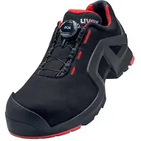 Uvex 6567 6567240 Säkerhetslågskor S3 Skostorlek (EU): 40 Svart/Röd 1 par