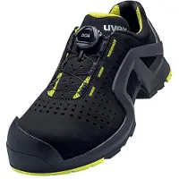 Uvex 6568 6568241 Säkerhetslågskor S1P Skostorlek (EU): 41 Svart/gul 1 par