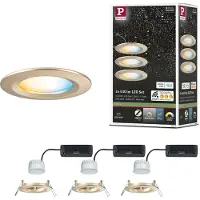 Paulmann 92445 LED-takbelysning, LED-inbyggnadsbelysning LED LED 6 W Guld (matt)