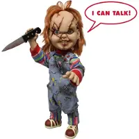 Mezco Chucky Diaboliska Docka Verklig Storlek Med Ljudeffekt