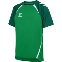 Hummel Tränings T-Shirt hmlLEAD 2.0 - Grön/Grön/Vit Barn, storlek 152 cm