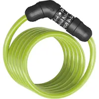 ABUS Spirallås - Star 4508C - 150 cm - Grön - - One Size - Säkerhetsutrustning