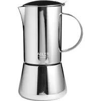 Adler AD 4419 espressobryggare 350 ml 6 koppar rostfritt stål