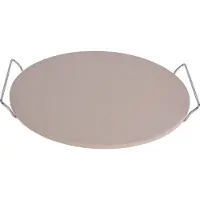 Excellent houseware Pizzasten för bakning i eldfast material med stativ 2 st.