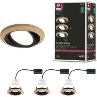 Paulmann 92237 Lanati LED infälld belysning LED (RGB) 6 W svart (matt)