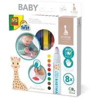 SES Creative x Sophie La Girafe - Babyfärger - - One Size - Tusch