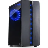 Inter-Tech 88881309 Mini-Tower Datorchassi Svart