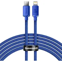 Baseus Crystal Shine USB-C / Lightning Kabel CAJY000303 - 2m - Blå