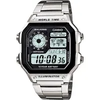 Casio Herr Illuminator Världstid Klocka