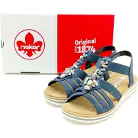 Rieker Sandal marinblå / pärlvit