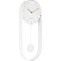Karlsson Charm Pendulum vit 50 x 20 cm väggklocka KA5822WH