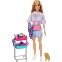 Mattel Barbie lėlė Malibu stilistas su šunimi HNK95 /4