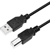 Logilink CU0008B, 3 m, USB A, USB B, USB 2.0, 0,48 Gbit/sek, Svart