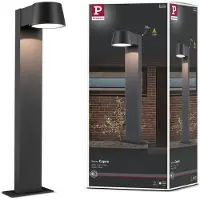 Paulmann Utomhusbelysning , Capea, Svart, Metall, Modern