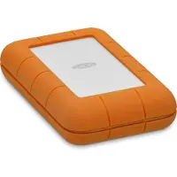 LaCie Rugged Mini 5 TB Extern hårddisk 2.5 USB 3.2 Gen 1 Silver, Orange STJJ5000400