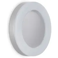 Telefunken LED utomhus vägglampa Rixi, Vitt / opal, Metall, Modern, LED-vägglampa utomhus