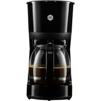 OBH Nordica 2296, Droppande kaffebryggare, 1,5 l, Malat kaffe, 1000 W, Svart