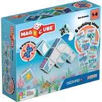 Geomag Magnetset - Magicube Tryckt Sea Animals - 6 Delar - - One Size - Magnetiska leksaker