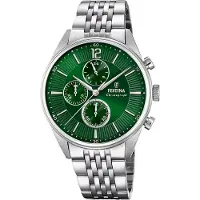 Festina Herrklocka F20285/8 Grön Silver