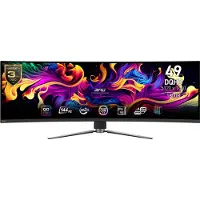 MSI MPG 491CQPDE QD-OLED - OLED-monitor - spel - böjd - 49" - 5120 x 1440 Dual Quad HD @ 144 Hz - 1000 cd/m² - 1500000:1 - DisplayHDR 400 True Blac...