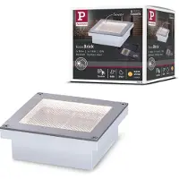 Paulmann Brick 94336 Markbelysning LED fast installerad LED 3 W Aluminium, Grå