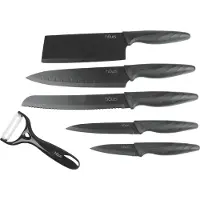 Barlife Hâws Keramiskt Knivset 6 Delar Svart