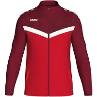 Jako Sportjacka röd / bordeaux / vit