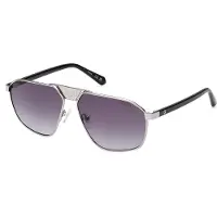 GUESS Aviator Herr Glänsande Gunmetal Gradient Smoke GU00086