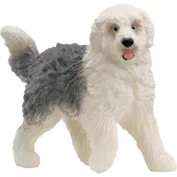 Schleich Farm World - Old English Sheepdog - H: 5,7 cm - 13968 - - One Size - Leksaksdjur