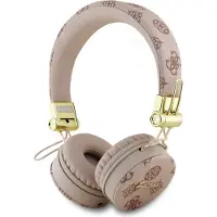GUESS Bluetooth ENC GUBH70EPOSMW Brun/Brun Peony Script Runda hörlurar