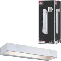 Paulmann Vägglampa , Lucille, dimbara, Grå, Badrum, Metall, Modern
