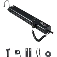 Vevor Takräckesvattentank, 18 liter, Multidispenserande utomhustank med 2 stänkskydd och T-spår, Högkapacitets aluminiumtank med tryckport, Passar för bagageutrymmen, störtbågar, tvärbågar