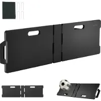 Vevor Fotbollsrebounderbräda, 45"x13" Bärbar Fotbollsvägg med 2 Returvinklar, Hopfällbar HDPE Kickback Reboundbräda, Fotbollsträningsutrustning för barn och vuxna, Passnings- och Skottövning