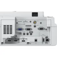 Epson EB-760WI - 3LCD-projektor - 4100 lumen (vit) - 4100 lumen (färg) - WXGA (1280 x 800) - 16:10 - objektiv med ultrakort kastavstånd - 802.11a/b/g/n/ac trådlös/LAN/Miracast - vit