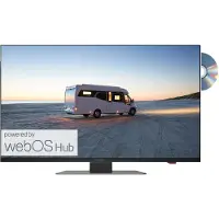 Reflexion LDDX24iBT_B LCD-TV 60 cm 24 tum EEK E (A - G) DVB-T2, DVB-C, DVB-S2, Full HD, Smart TV, WLAN, DVD-Player, CI+ Svart