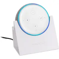Terratec Stand by ME Echo Bordsställ Vit Passar till (Smart högtalare):Amazon Echo Dot