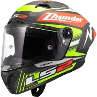 LS2 Ff805 Thunder Gp Aero Replica Gregg Black Fullface-hjälm