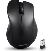 Perixx PERIMICE-621 B Ergonomisk mus Trådlös Svart Tysta knappar