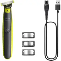 Philips Norelco OneBlade OneBlade 360 QP2724/23 Face, Folierakapparat, Grå, Lime, QP210, QP220, QP230, QP610, QP620, QP410, QP420, Batteri, Nickel-metallhydrid (NiMH), inbyggd