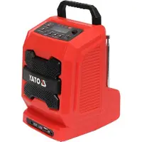 YATO 18V CORDLESS RADIO WITHOUT BATTERY AND CHARGER