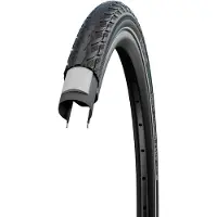 Schwalbe Delta Cruiser Plus 26 Active - Cykeldäck Black / Reflex 1.75