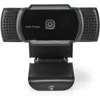 Nedis Webcam | 2K@30fps | Auto Focus | Built-In Microphone | Black