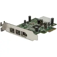StarTech.com PEX1394B3LP FireWire-kort 2x 800 + 1x 400 PCIe x1 låg profil