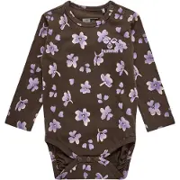 Hummel Body L/æ - hmlGug - Chocolate Brown - - 3 år (98) - Body L/Ä
